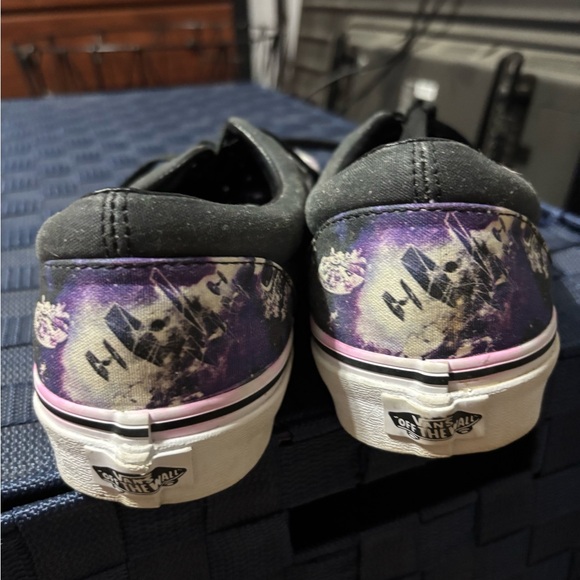 Vans Black and Purple Star Wars Sneakers - Picture 3 of 8